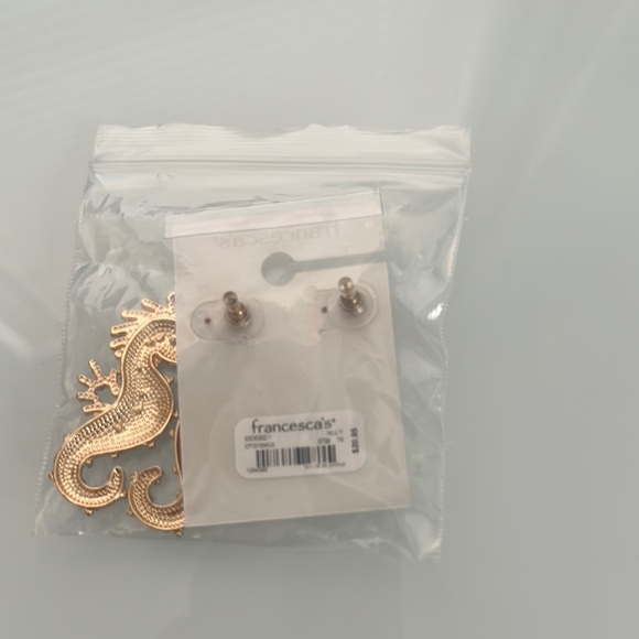 Francesca's Collections Vibrant Seahorse Earrings - Picture 2 of 2